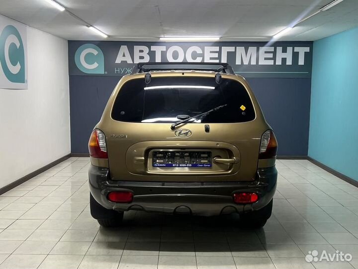 Hyundai Santa Fe 2.7 AT, 2004, 180 000 км