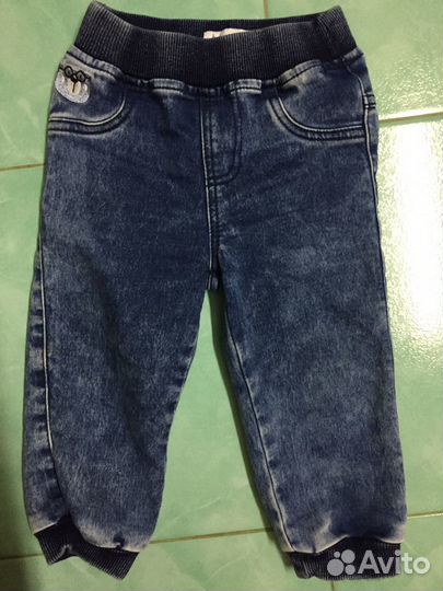 Джинсы 12/18 на 86 см