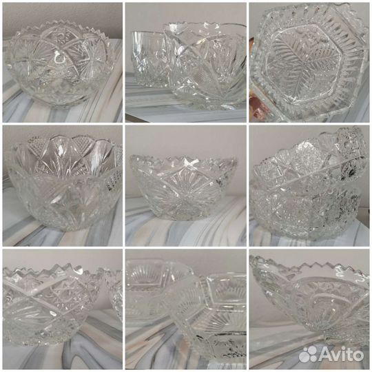 Ваза/конфетница хрустальная СССР