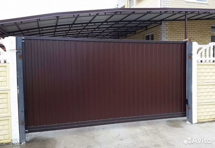 Откатные ворота заказать быстро