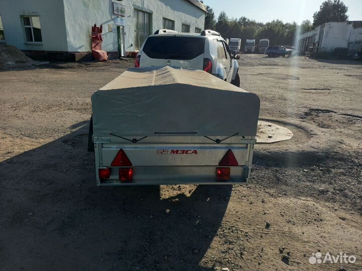 Автоприцеп дачный мзса 817700. Тент и каркас 50 см