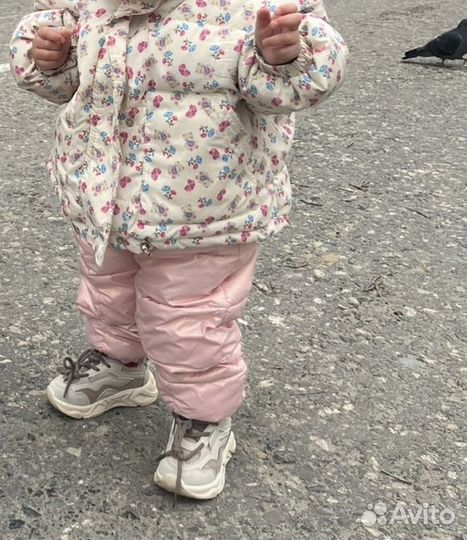 Теплые штаны для девочки 92