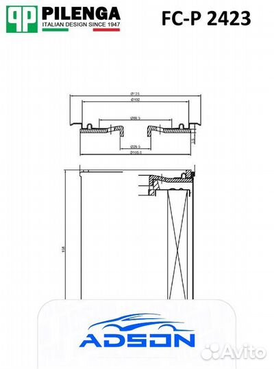 Фильтр топливный HCV Hyundai: Hd Light