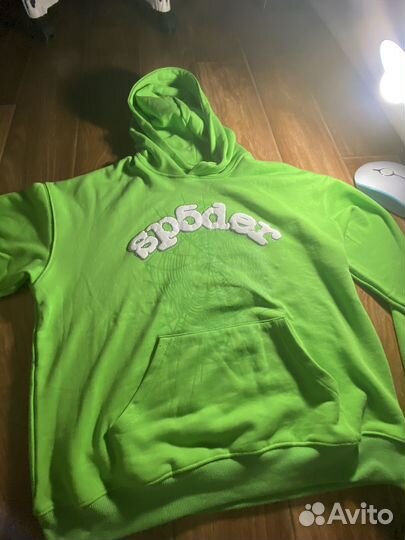 Худи sp5der green