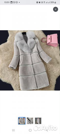 Пальто искусственный мех