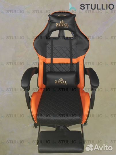 Компьютерное игровое кресло геймерское с массажем