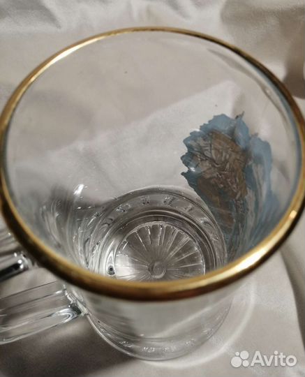 Кружка пивная стекло Original bierzug 0.4 Германия