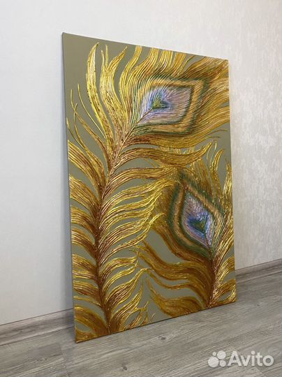 Интерьерная картина «перья»