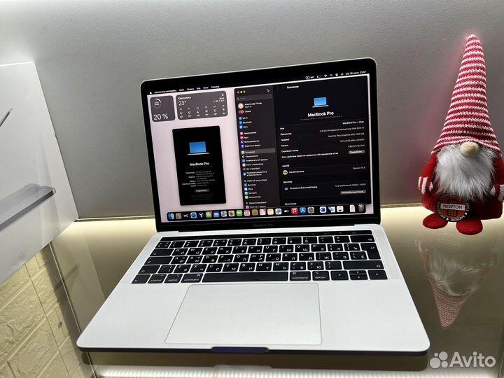 Macbook pro 13 2019 touch bar рст 512Gb