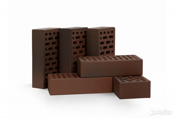 Кирпич 1 нф баварская кладка графит руст