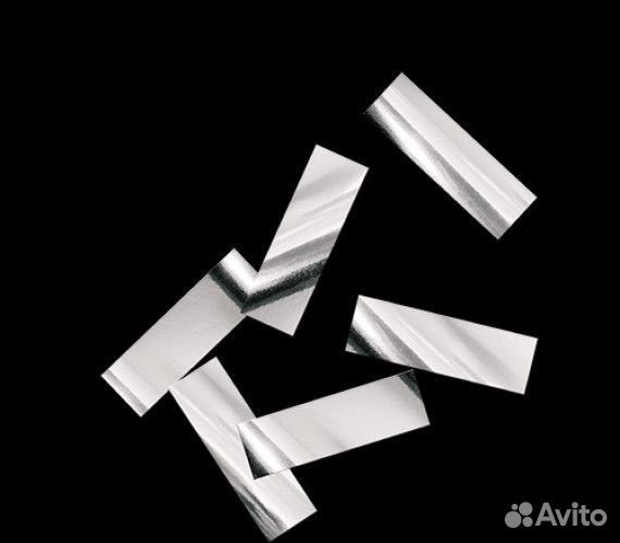 Конфетти золотое, серебряное, синее, розовое