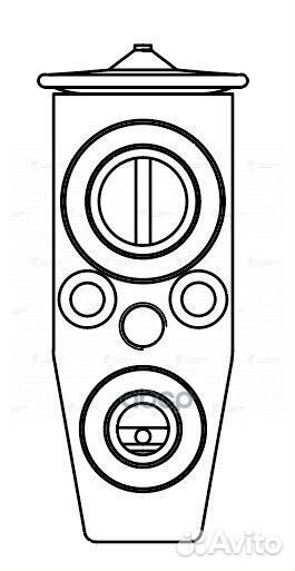 Клапан расш. кондиционера (трв) для а/м Chevrol