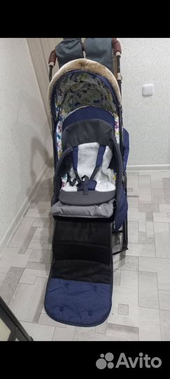 Детские санки коляска с колесами