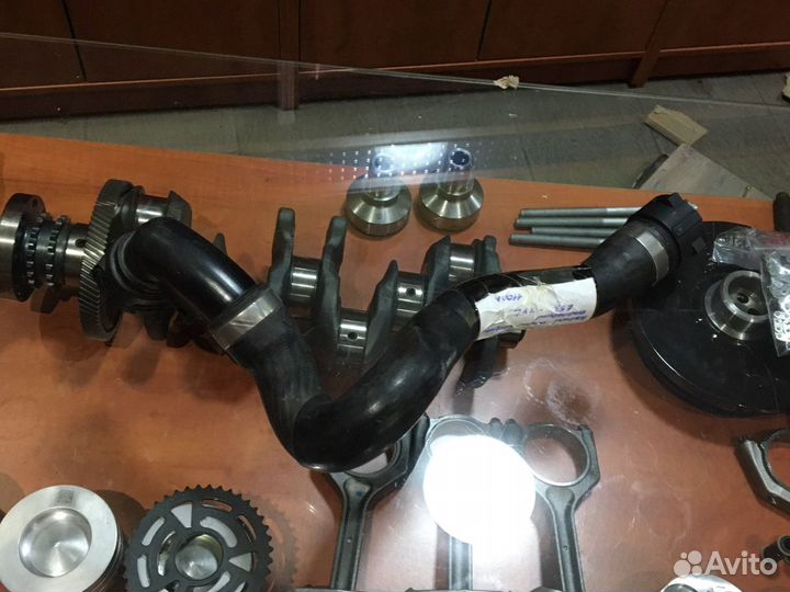 Патрубок радиатора BMW.4.4 нижний