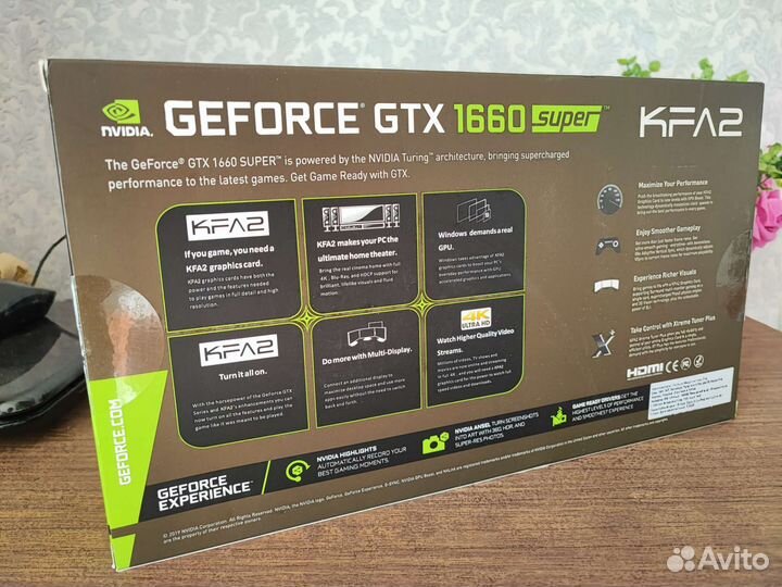 Видеокарта KFA2 Nvidia Geforce GTX 1660 Super 6gb