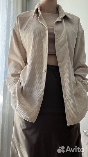 Вельветовая рубашка