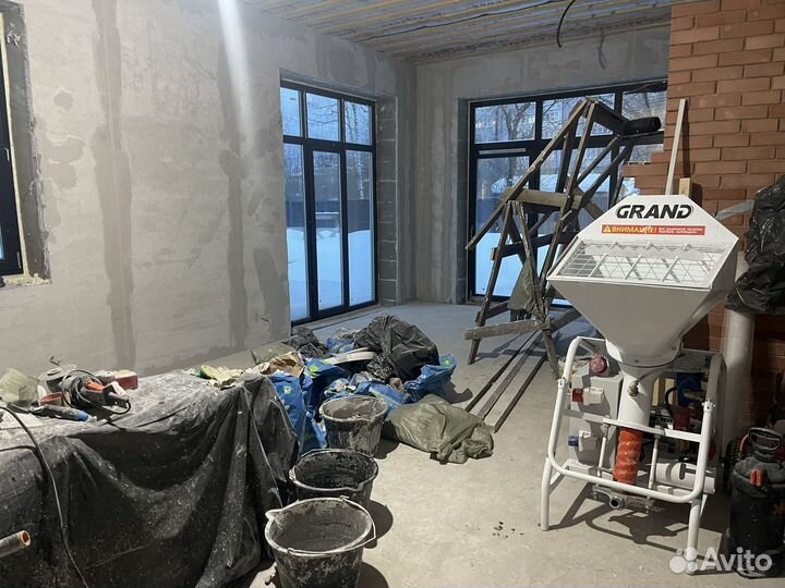 Механизированные штукатурные работы