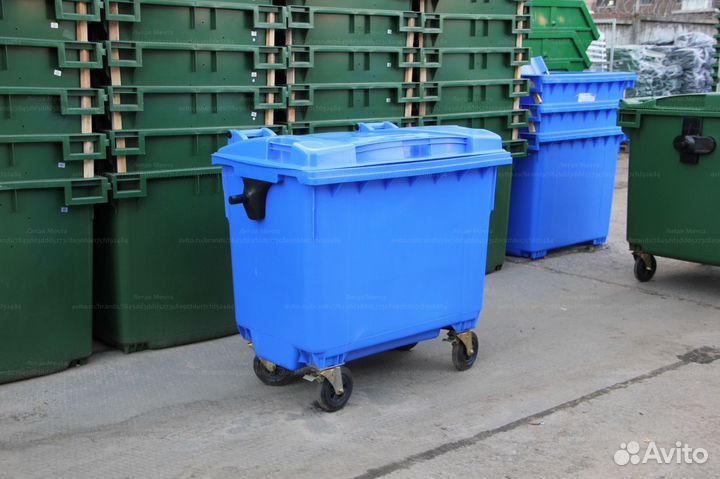 Пластиковый Евроконтейнер 660л C4638