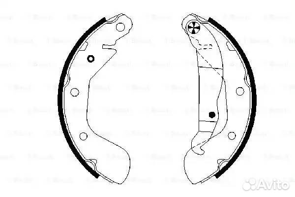 Колодки торм.бараб.200x46
