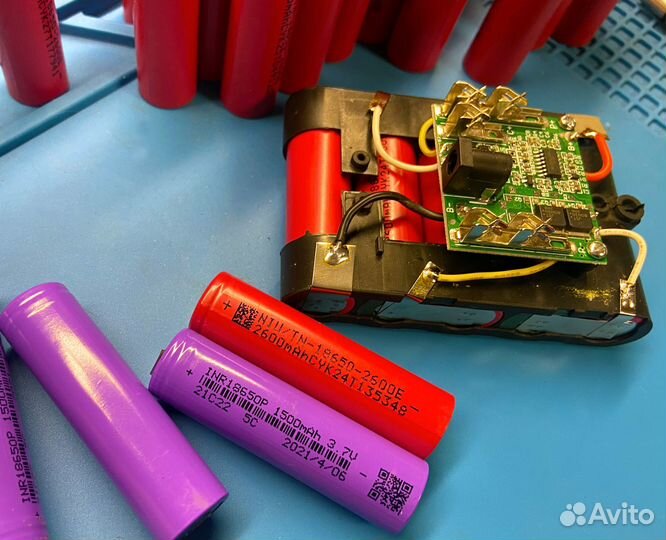 Ремонт аккумуляторов для шуруповертов, пылесосов