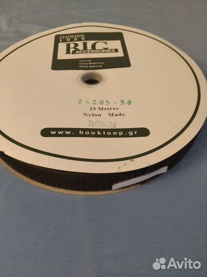 Липучка (велкро), нити вышивальные, грета