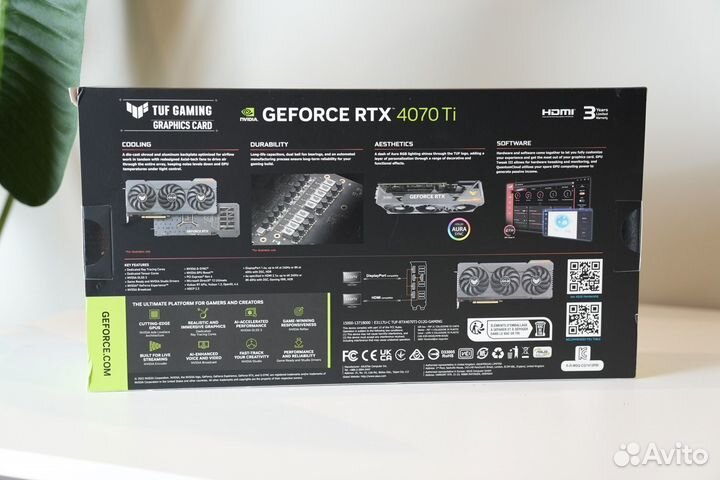 Видеокарта Asus Tuf Rtx 4070TI