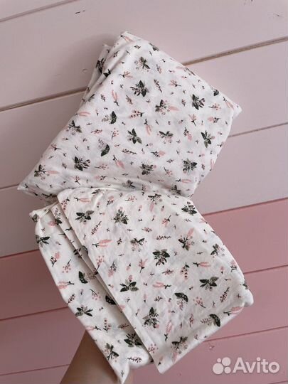 Бортики в кроватку для девочки