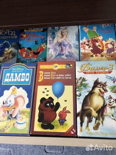 Кассеты с мультиками