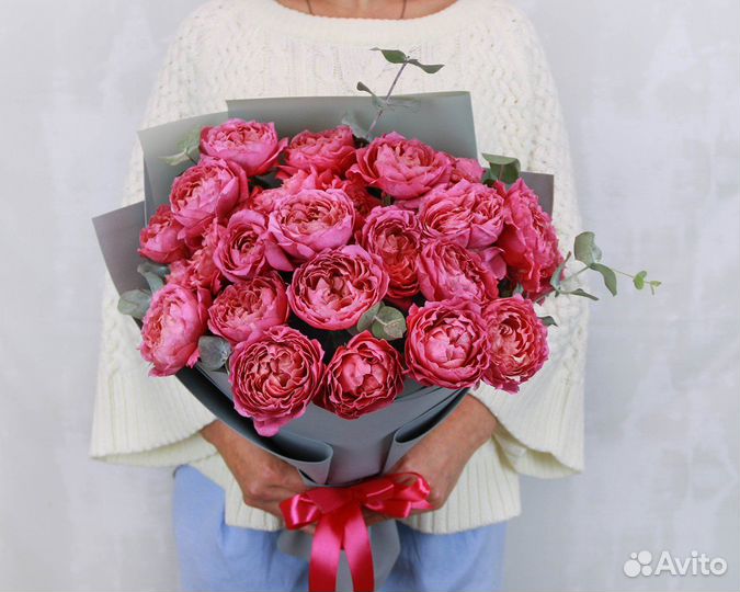 Букет цветов Малиновый вкус