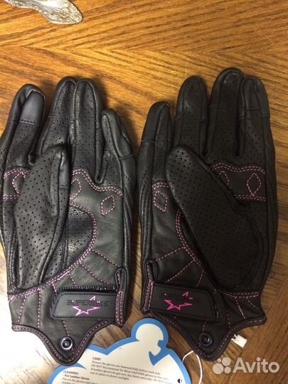 Мотоперчатки кожаные