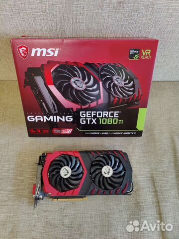 Видеокарта GTX MSI 1080ti 11gb купить в Москве | Электроника | Авито