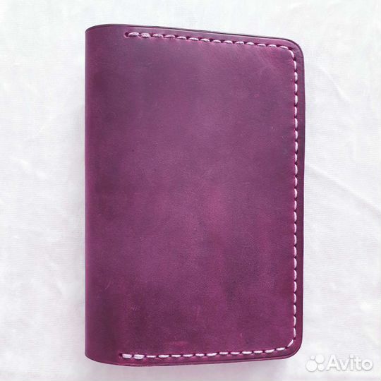 Обложка на паспорт кожаная ручная работа докхолдер