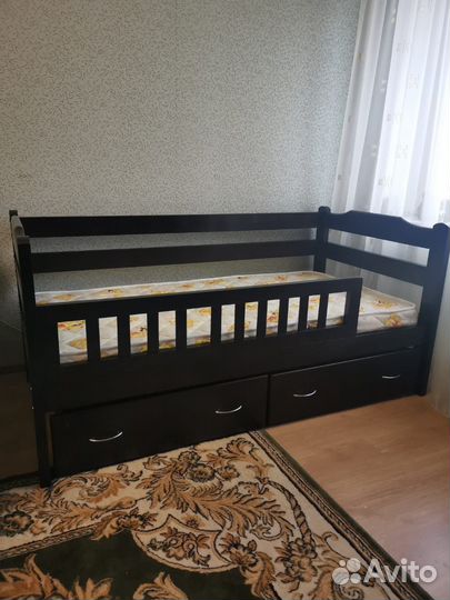 Детская кровать из массива сосны 