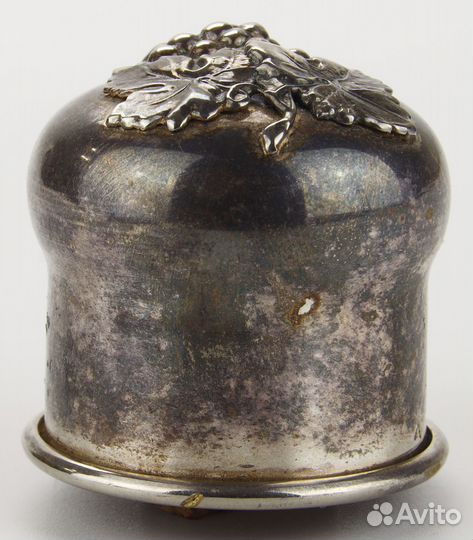 Пробка для вина. Серебро Европа. Середина хх века