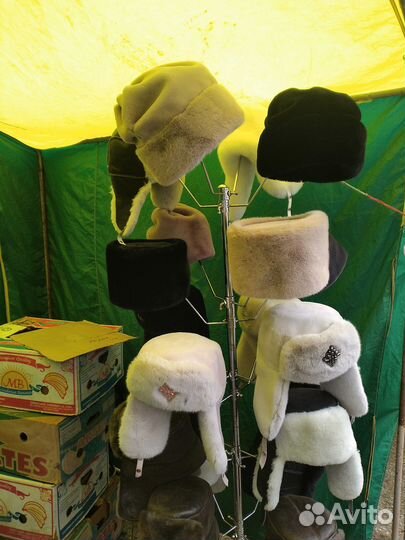 Шапка ушанка женская