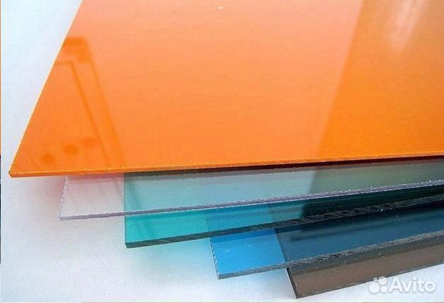 Монолитный поликарбонат 4мм 1000х1000мм Прозрачный