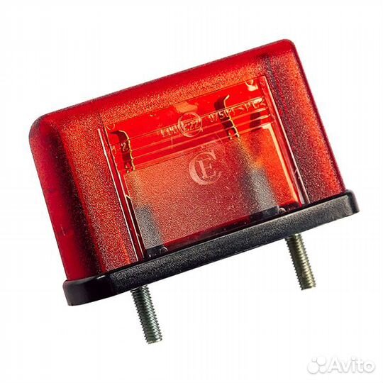 Фонарь подсветки номера прицепа ес10.02 красный