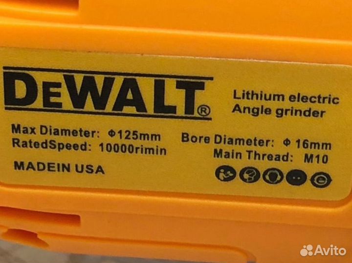 Мощный набор 2в1 DeWalt шуруповерт + ушм