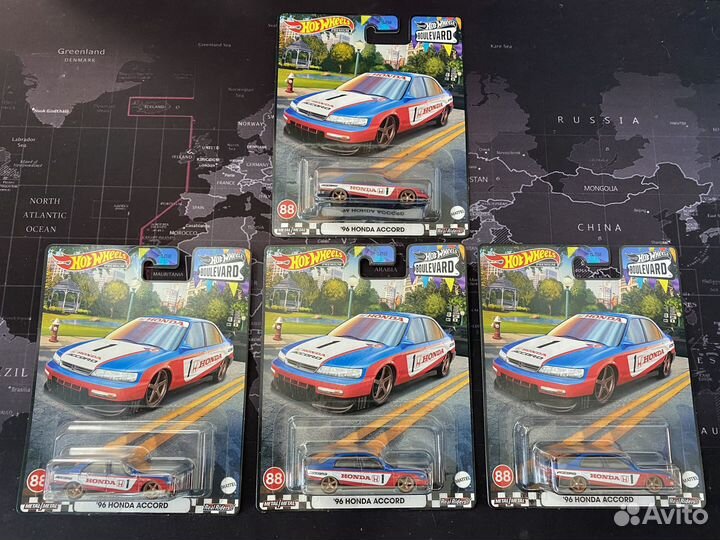 Hot wheels premium '96 Honda Accord Boulevard 88
