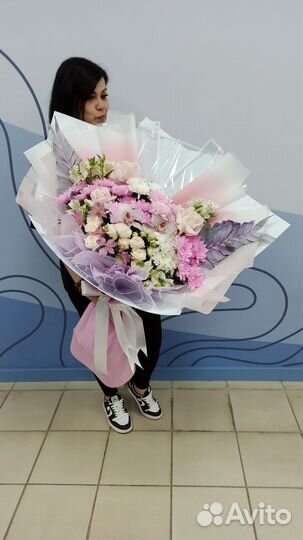 Цветы, большие букеты, доставка цветов