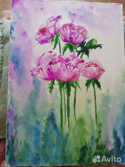 Картины гуашью на заказ