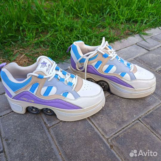 Роликовые кроссовки 36