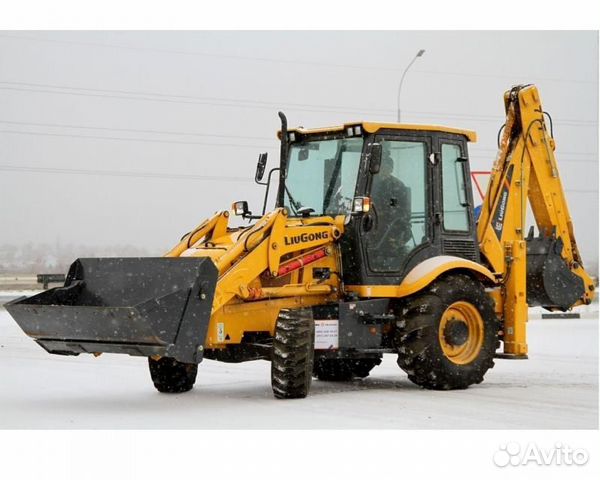 Услуги экскаватора погрузчика в Архангельске | Услуги | Авито