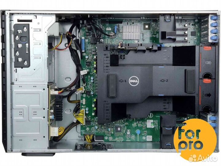 Сервер dell T630 16SFF 2xE5-2650v3 128GB, H730