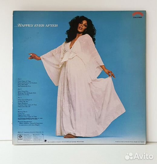 Donna Summer Once Upon A Time 1977 UK 2LP Англия