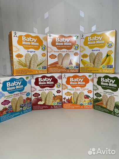 Детское печенье Hot Kid,Baby Mum-Mum, iherb