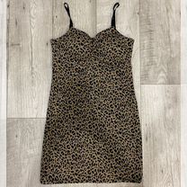 Платье леопардовое женское
