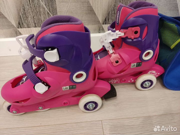 Роликовые коньки детские раздвижные