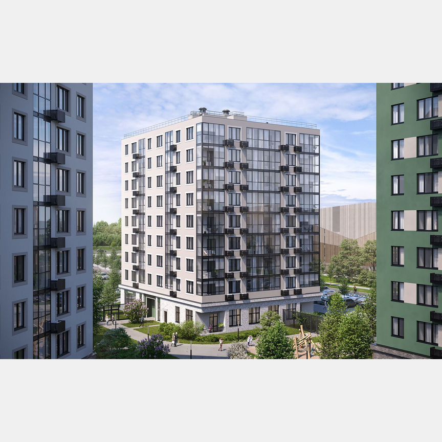1-к. квартира, 37,8 м², 6/9 эт.