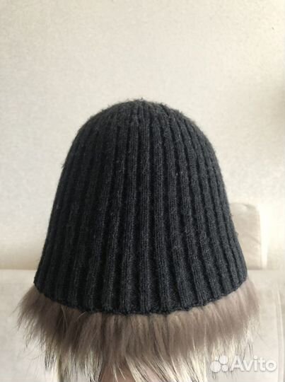 Шапка женская из чернобурки